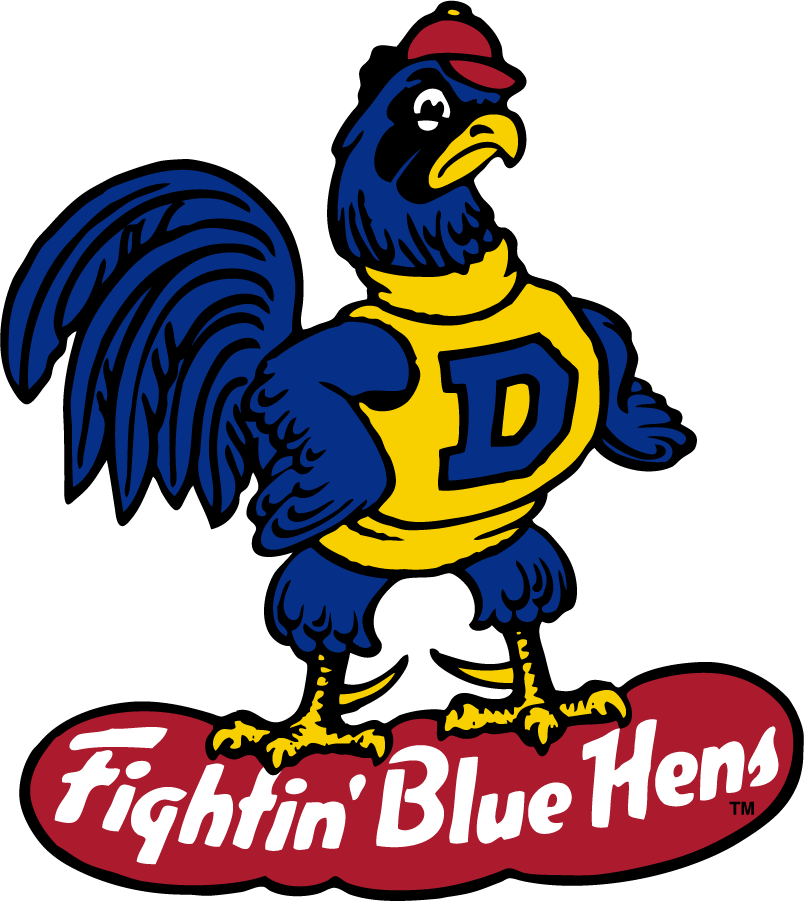 Delaware Blue Hens 1967-1987 Primary Logo iron on transfers for T-shirts